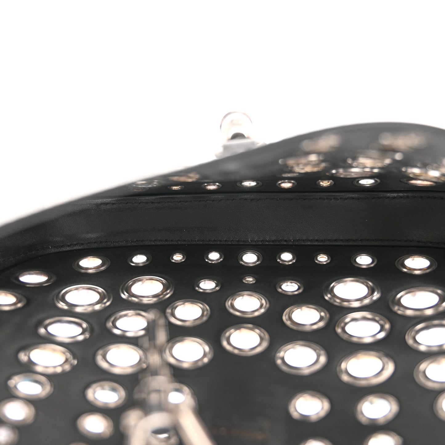 Patent Ha Ha Ha Jackie 1961 Eyelet Hobo Black