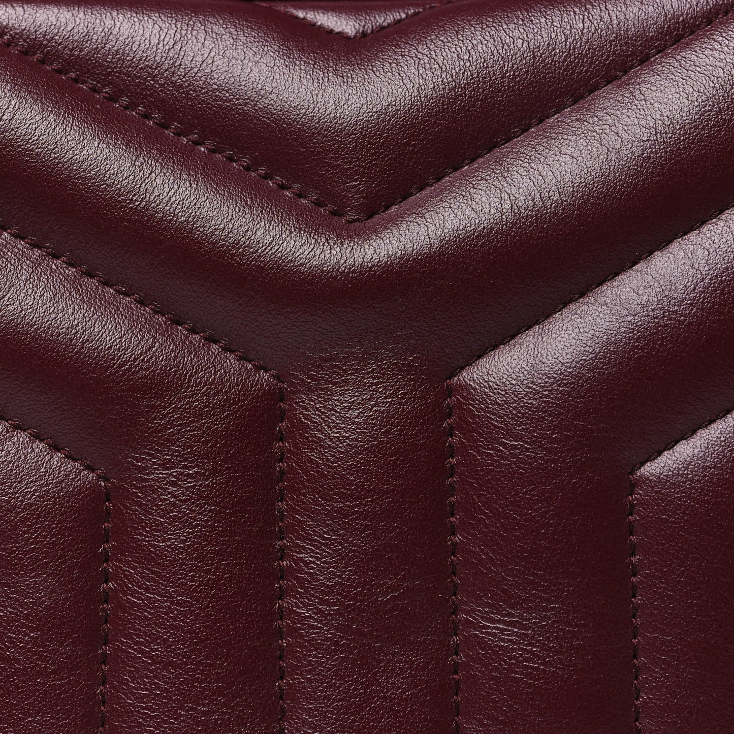 Calfskin Y Quilted Monogram Small Loulou Bowling Bag Rouge Legion