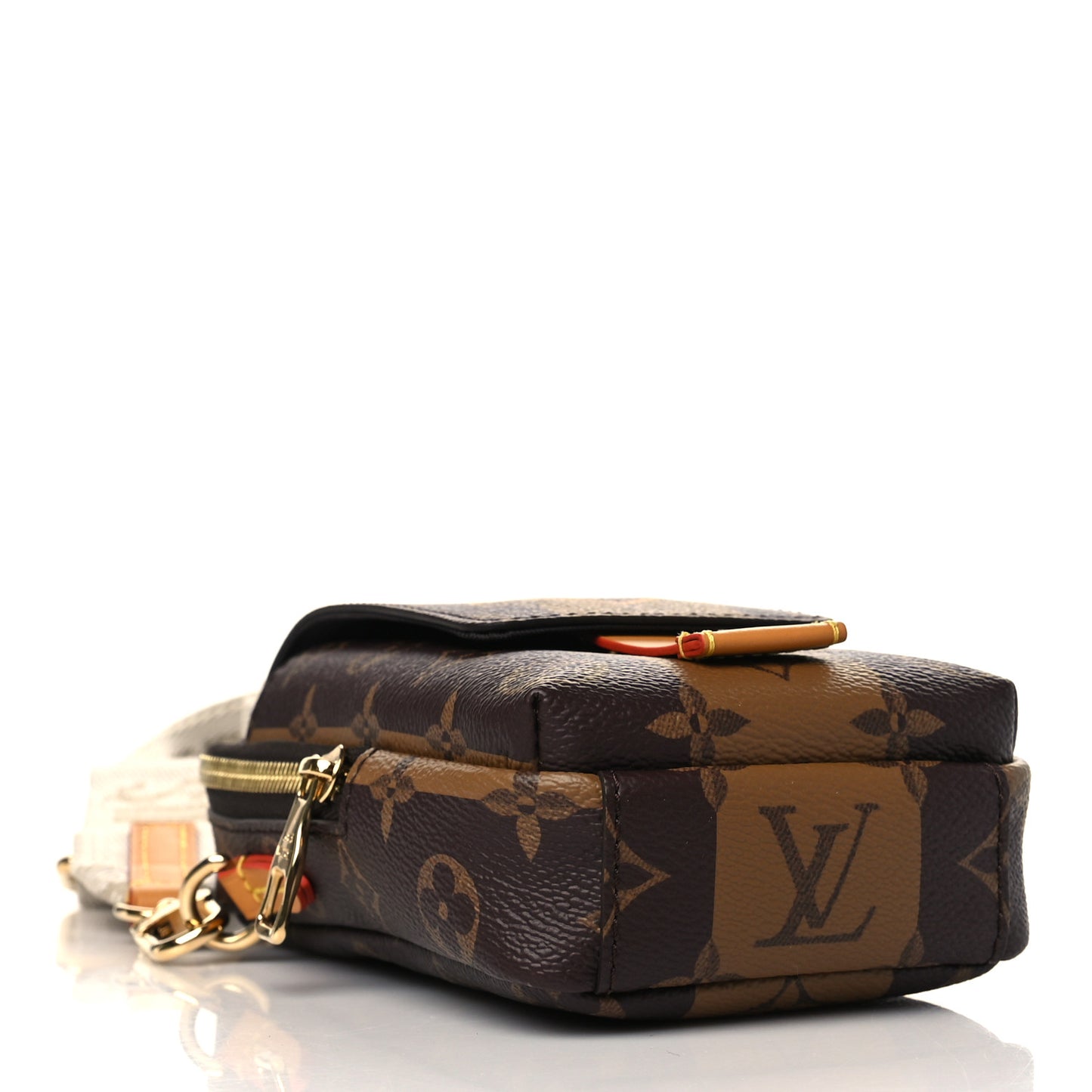 X NIGO Reverse Monogram Flat Double Phone Pouch