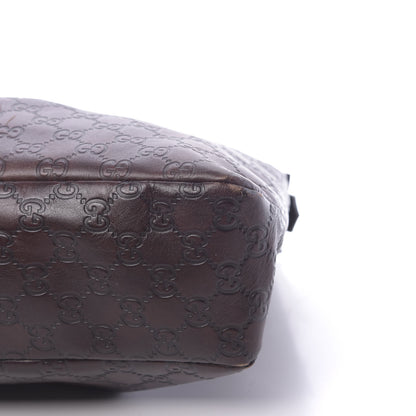 Gucci Guccissima Medium Horsebit Chain Hobo Dark Brown 10 of 10