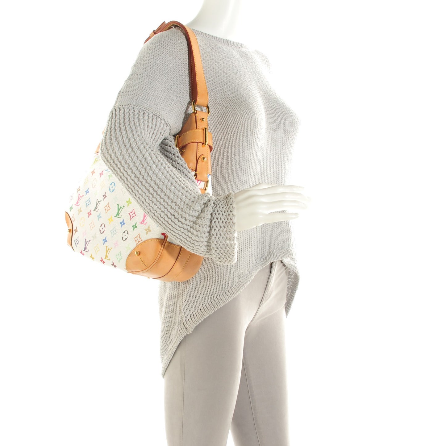 Monogram Multicolor Greta White