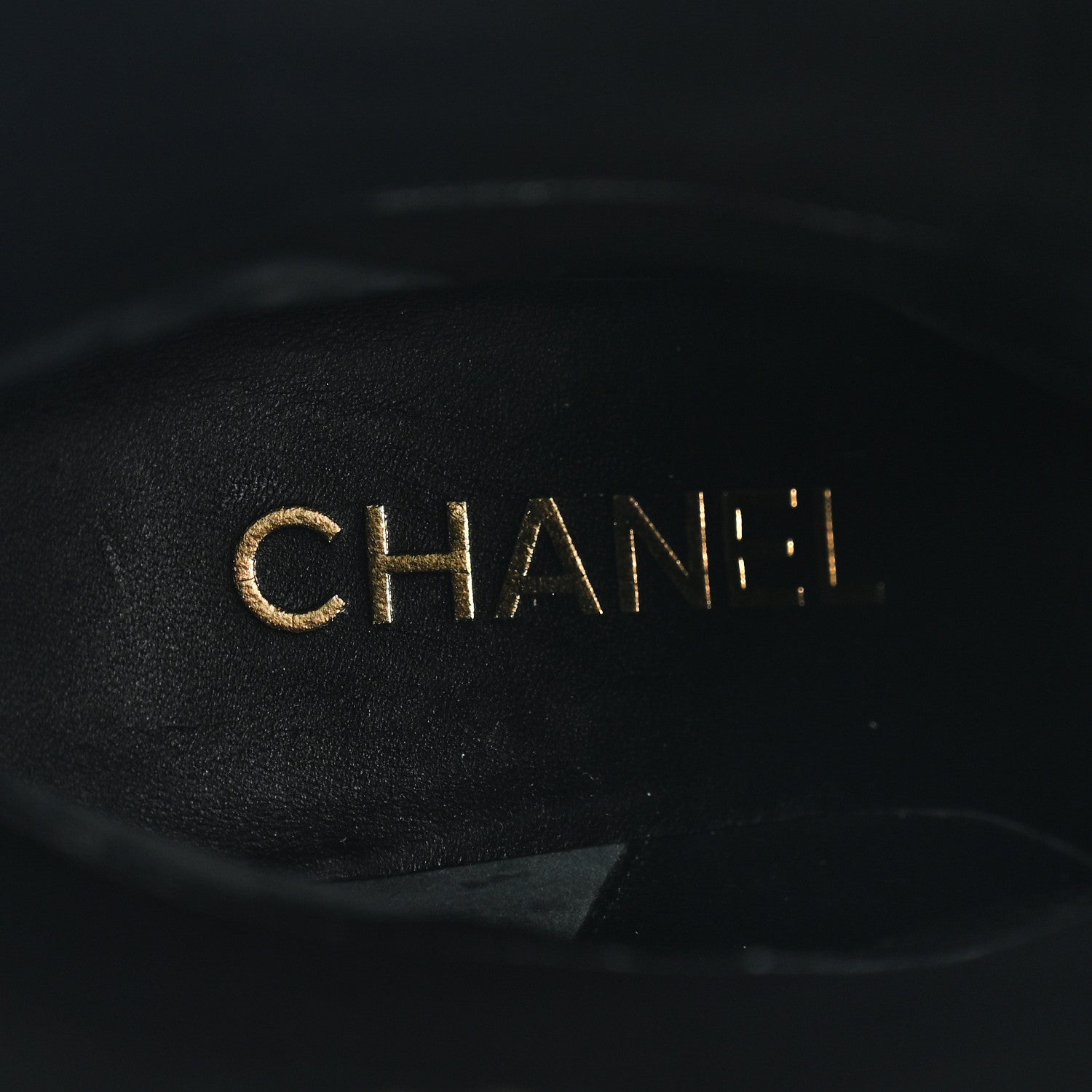 Chanel Wool Tweed Calfskin Cap Toe High Boots 38.5 Black Multicolor 8 of 10