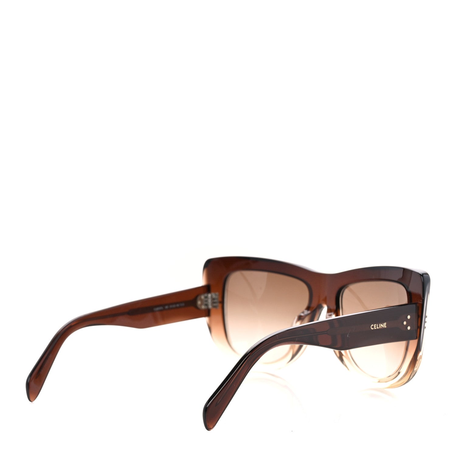Celine Acetate Square Sunglasses CL40157U Brown 4 of 8