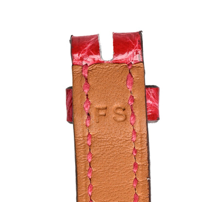 Hermes Shiny Alligator 23mm Cape Cod Watch Strap Braise 5 of 5