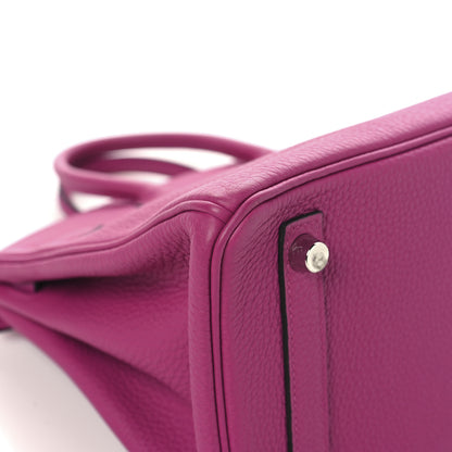 Hermes Togo Birkin 25 Rose Pourpre 11 of 12