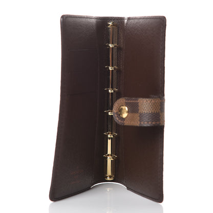 Louis Vuitton Damier Ebene Small Ring Agenda Cover 5 of 6