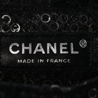 Chanel Hidden Sequin Maxi Flap Black 6 of 11