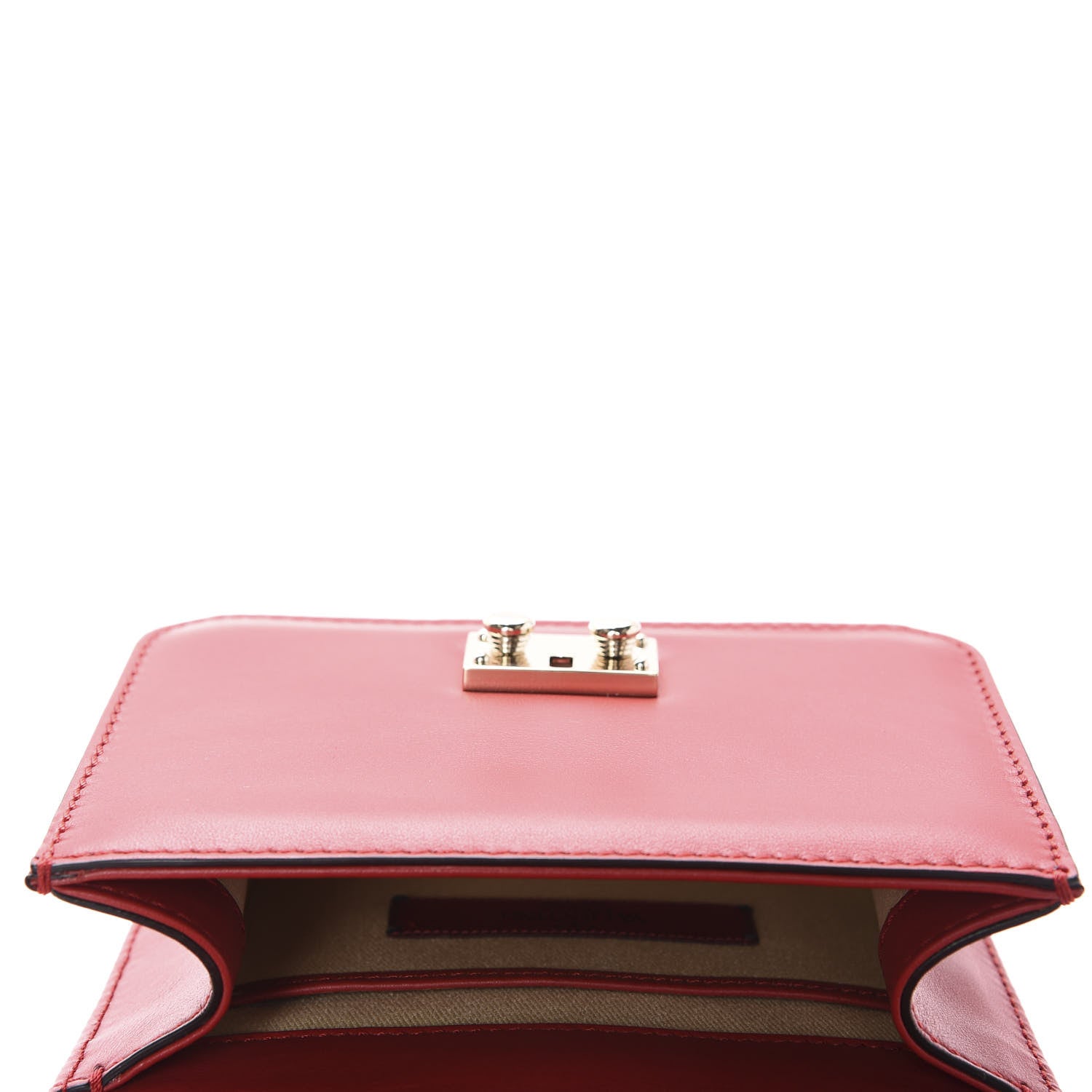 Valentino Garavani Vitello Mini Glam Lock Rockstud Flap Red 5 of 11