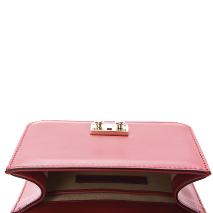 Valentino Garavani Vitello Mini Glam Lock Rockstud Flap Red 5 of 11