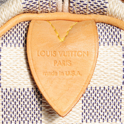 Louis Vuitton Damier Azur Speedy 30 7 of 7
