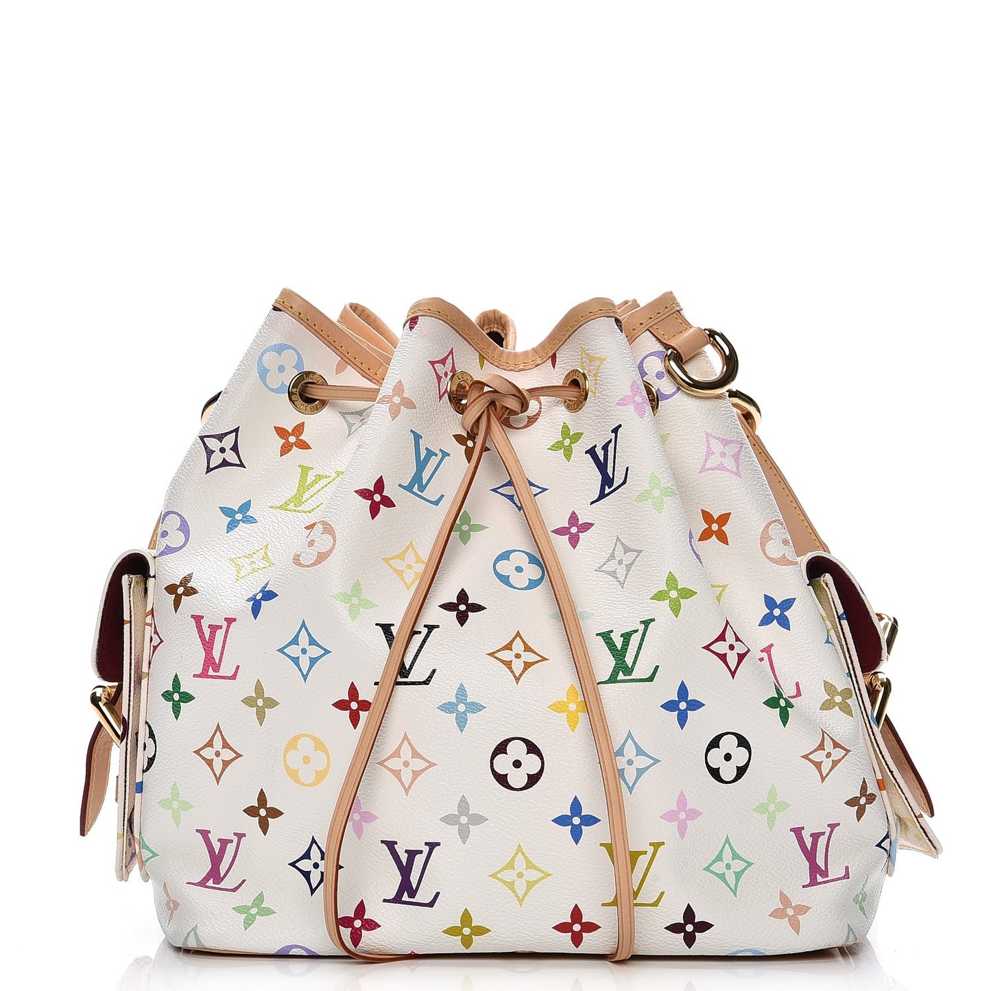 Monogram Multicolor Petit Noe White