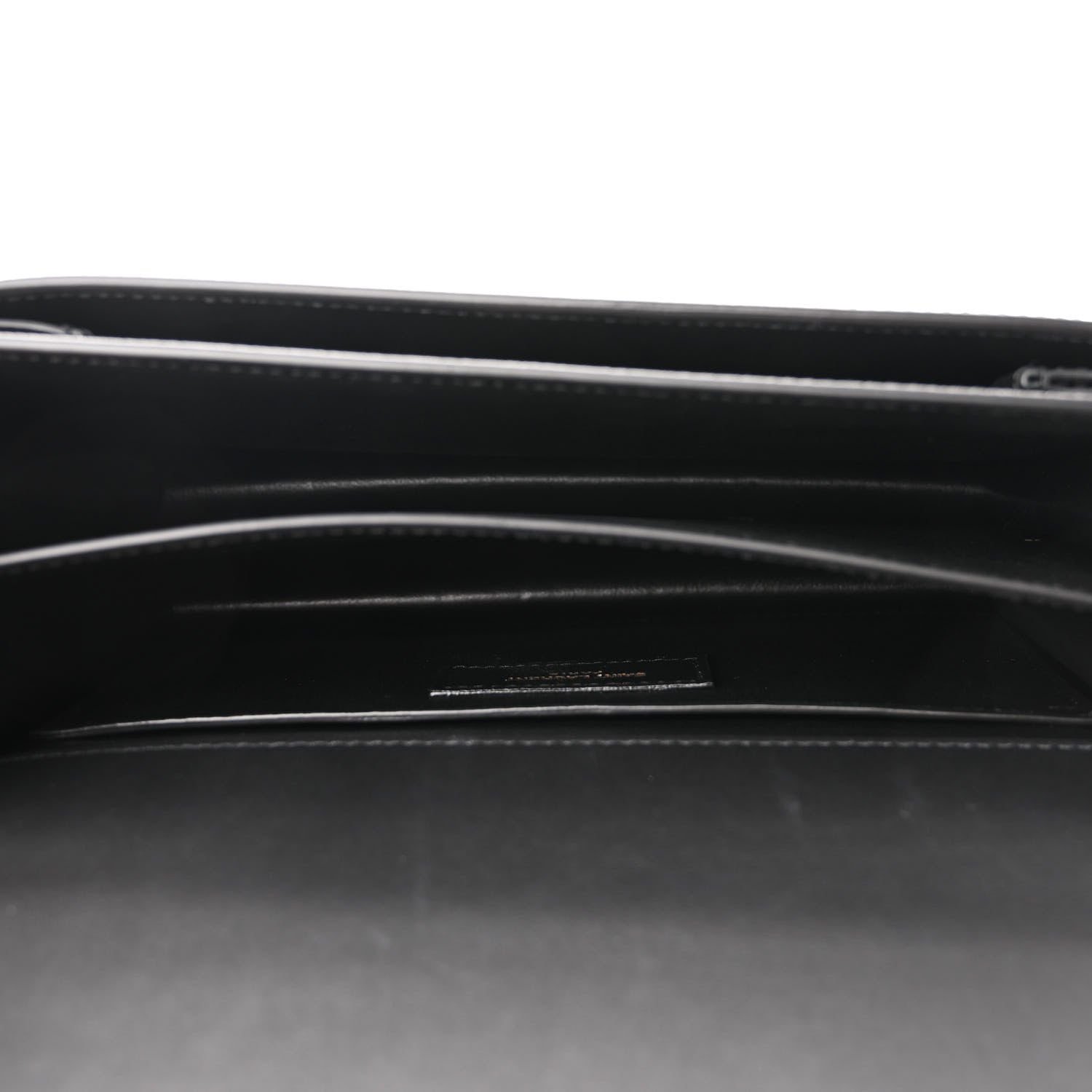Saint Laurent Coated Bark Calfskin Medium Monogram Sunset Black 5 of 9