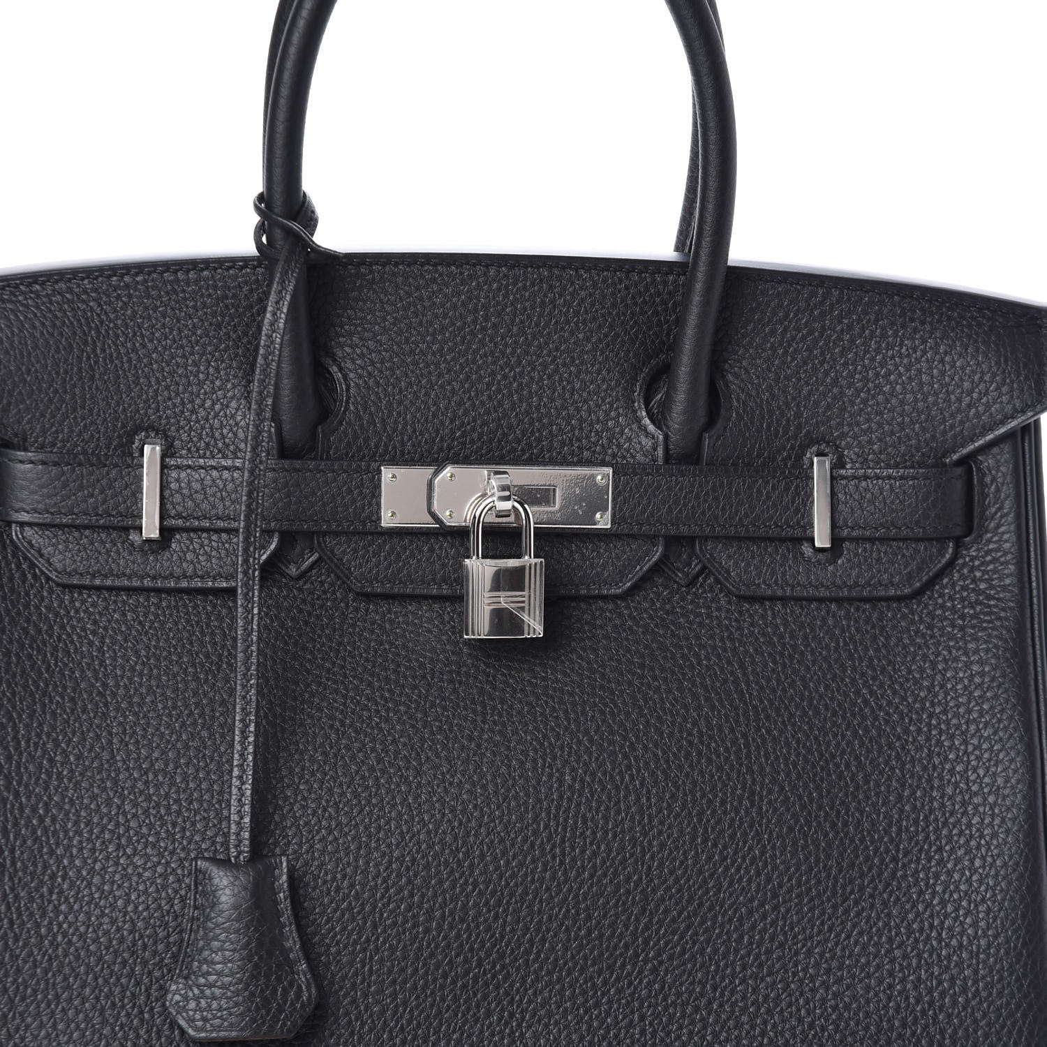 Hermes Togo Horseshoe Birkin 30 Black Etoupe 33 of 33