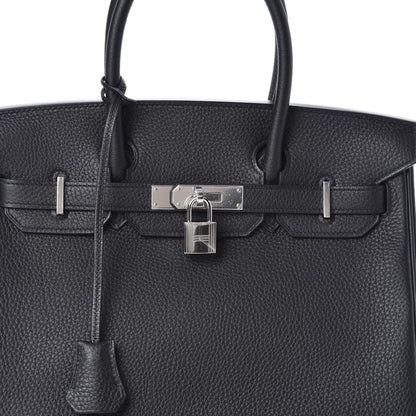 Hermes Togo Horseshoe Birkin 30 Black Etoupe 33 of 33