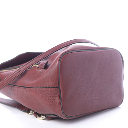 Chloe Suede Calfskin Medium Faye Backpack Sienna Red 5 of 14