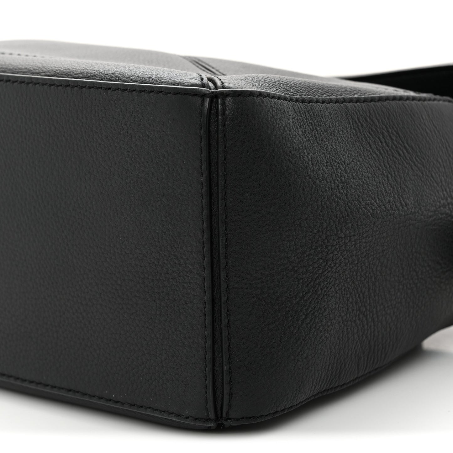Calfskin Small Puzzle Bag Black