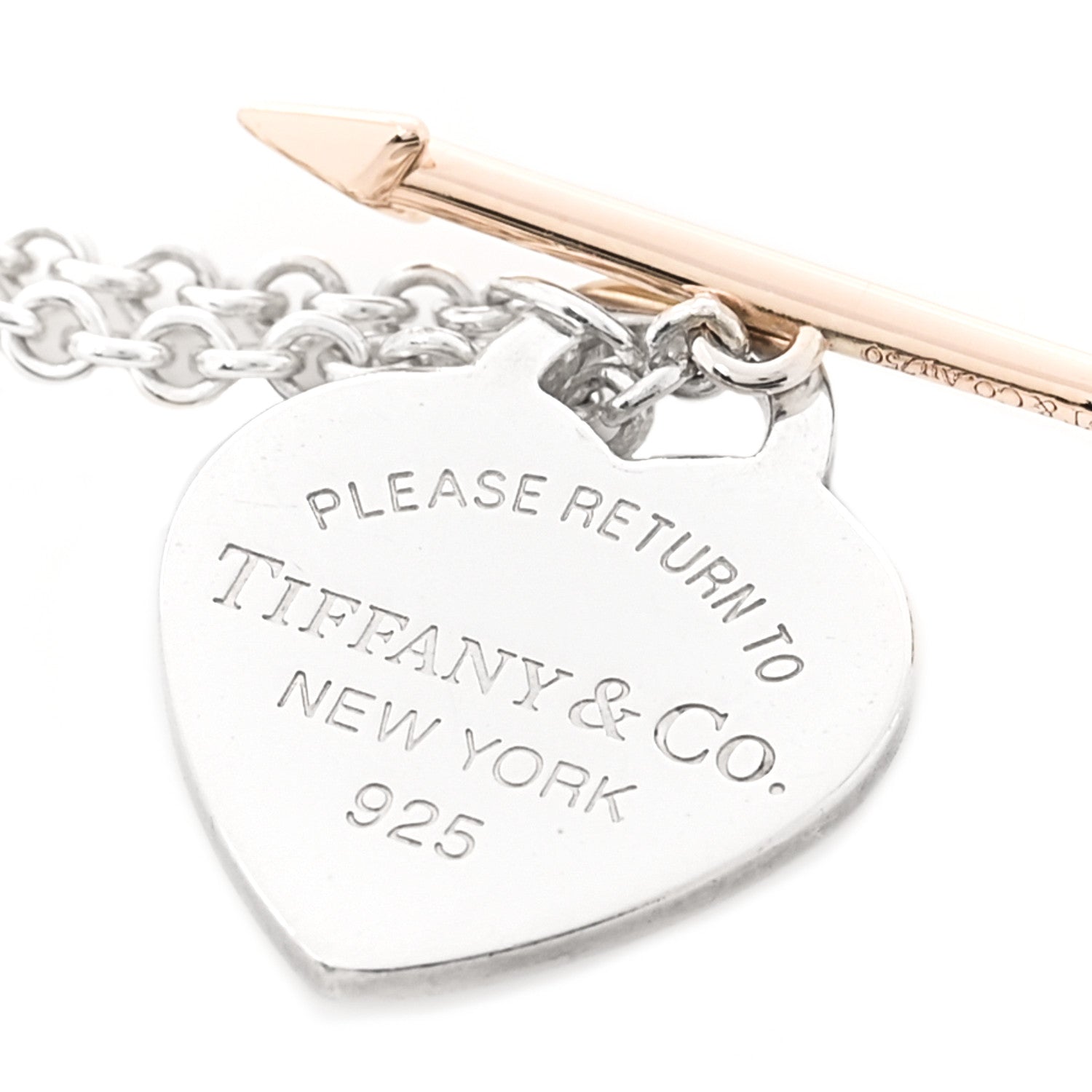 Tiffany Sterling Silver 18K Rose Gold Return to Tiffany Lovestruck