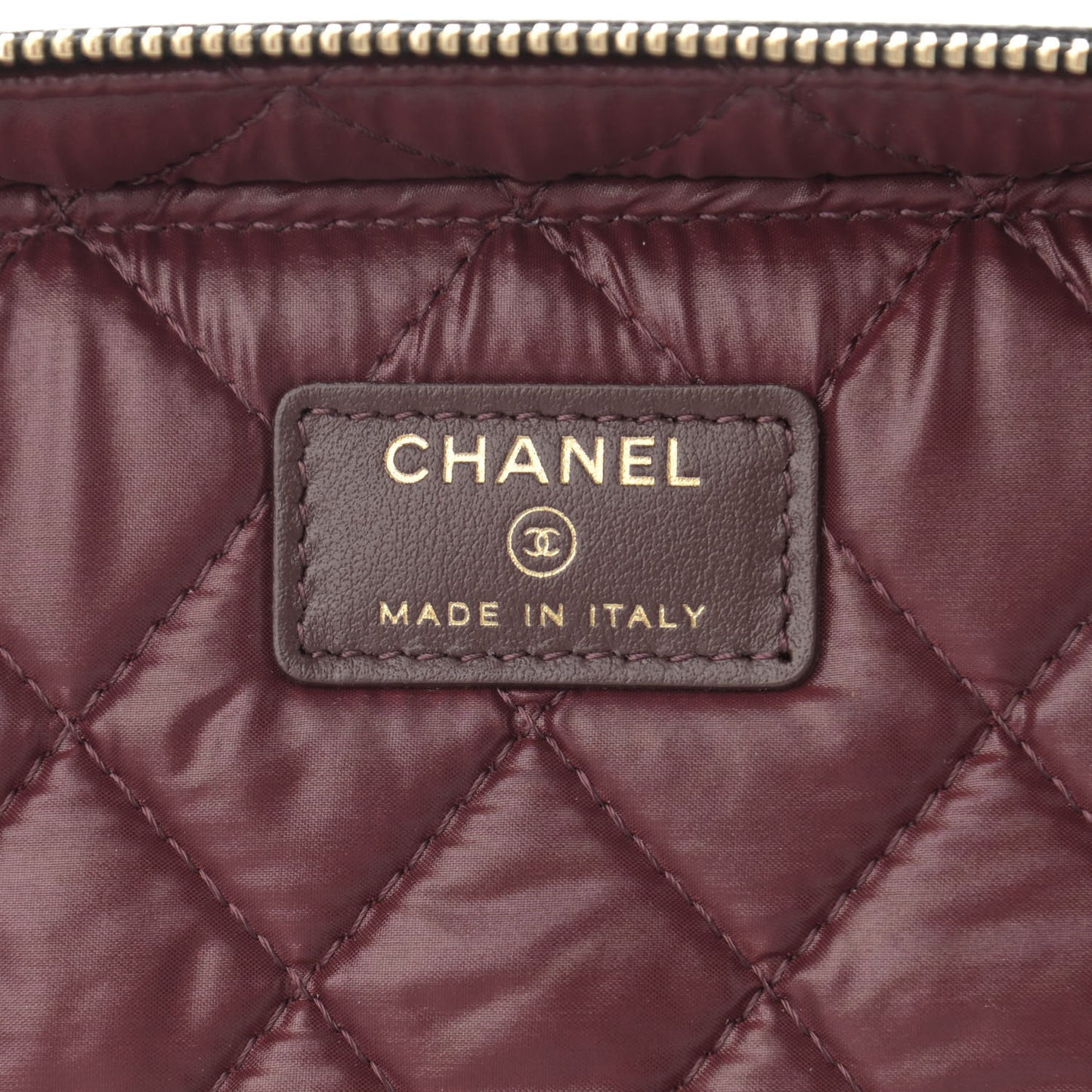 Caviar Quilted Large Vanity Pouch Black