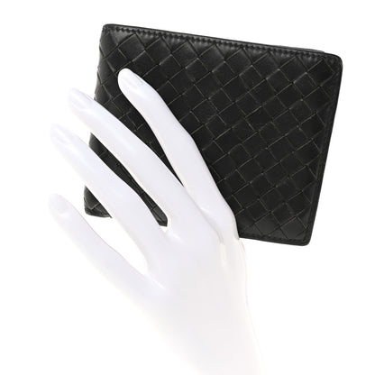 Bottega Veneta Nappa Intrecciato Bi-Fold Wallet Black 2 of 13