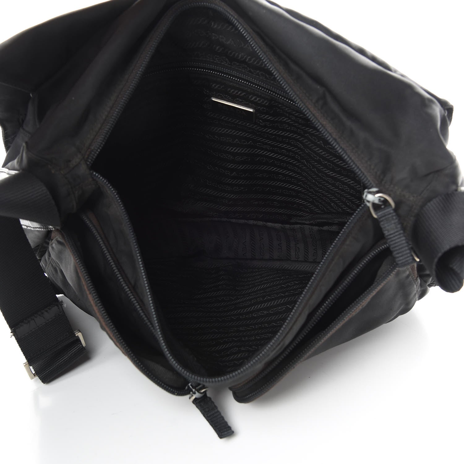 Prada Nylon Vela Sport Messenger Bag Black 5 of 20