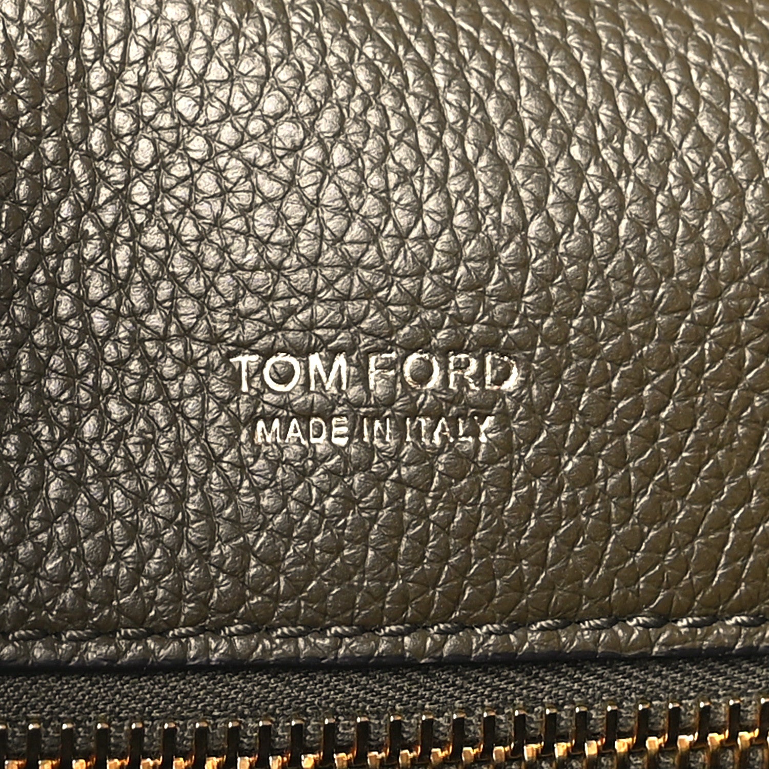 Tom Ford Calfskin Small T Clasp Tara Crossbody Bag Military Green 6 of 9
