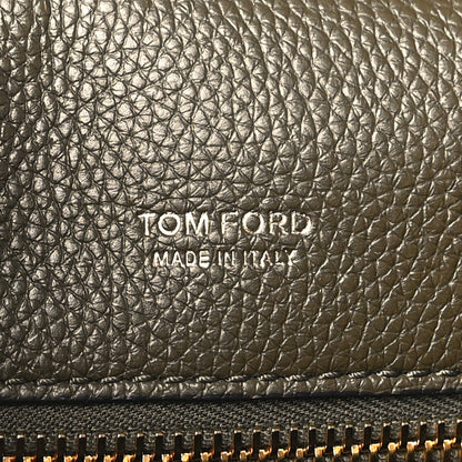Tom Ford Calfskin Small T Clasp Tara Crossbody Bag Military Green 6 of 9