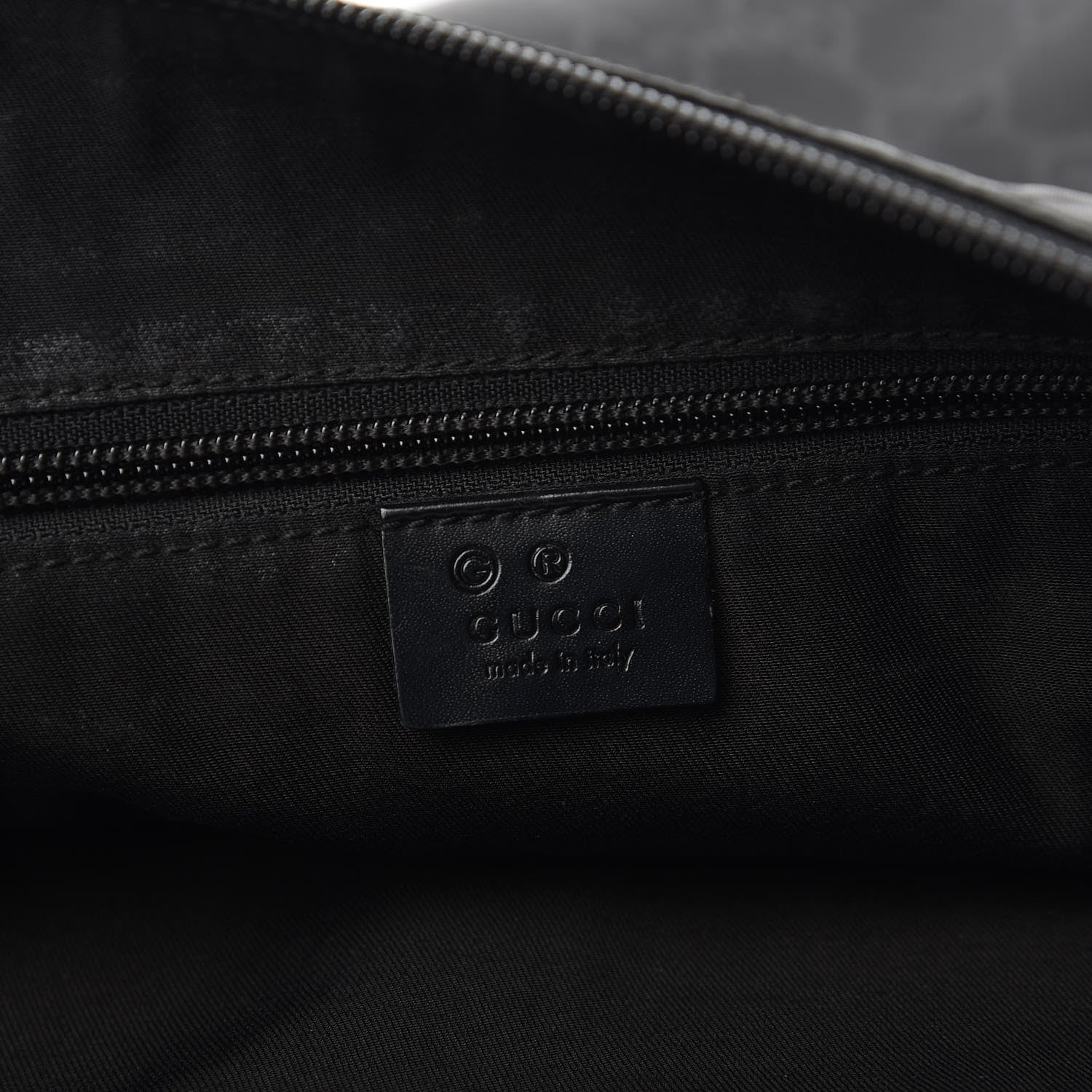 Gucci Nylon Monogram Messenger Black 5 of 12