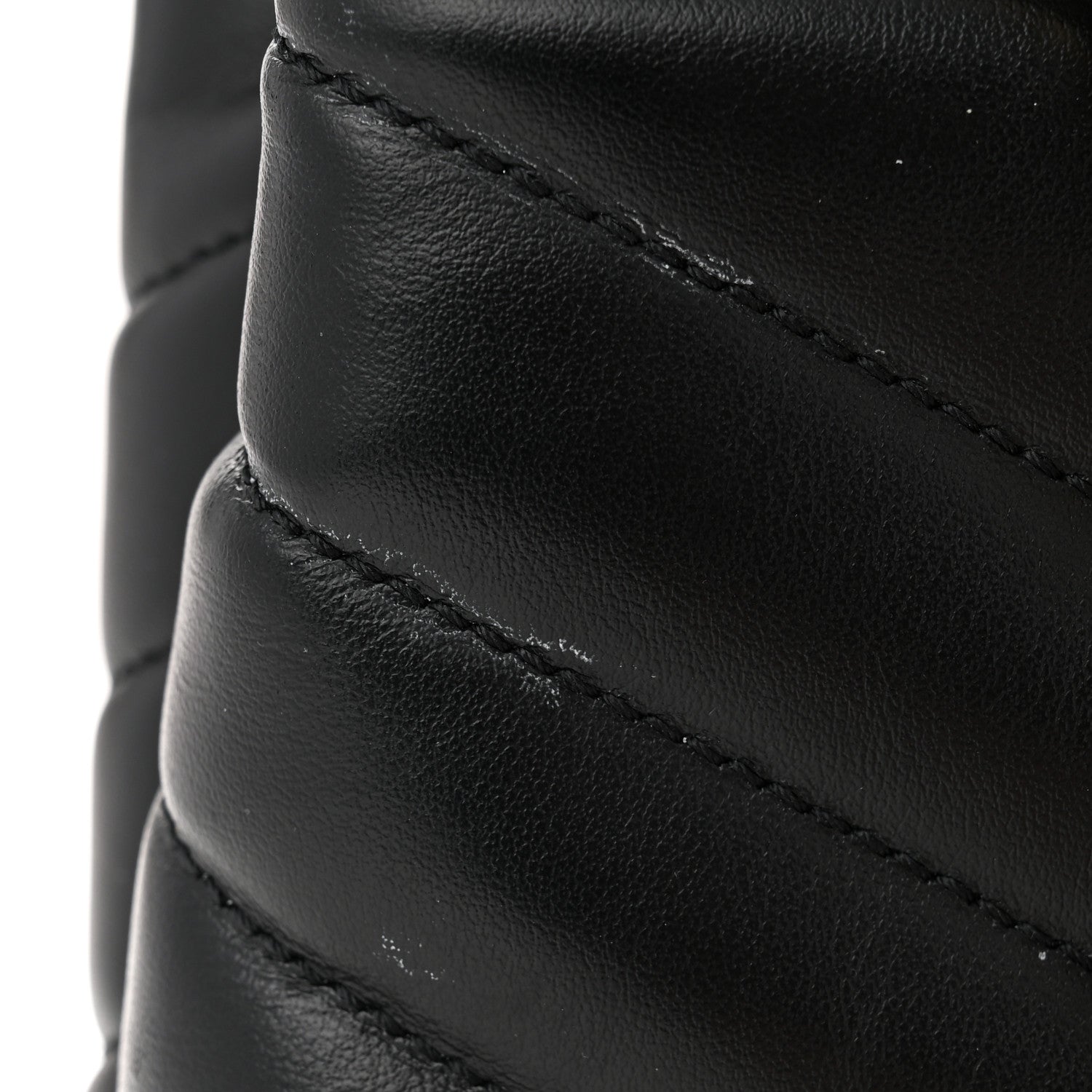 Saint Laurent Calfskin Y Quilted Monogram Small Loulou Chain Satchel Black 11 of 11