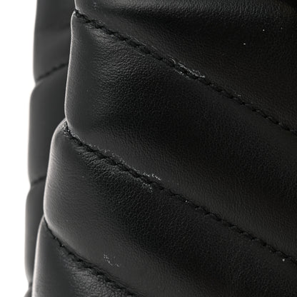 Saint Laurent Calfskin Y Quilted Monogram Small Loulou Chain Satchel Black 11 of 11