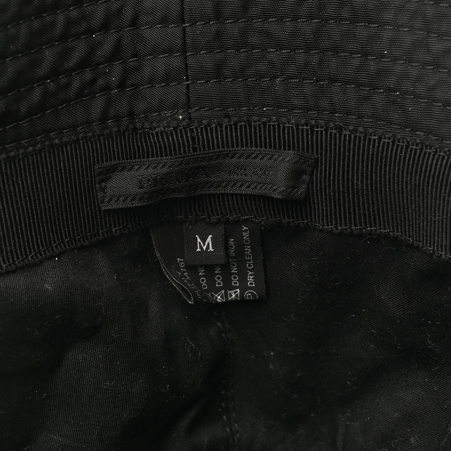 Prada Nylon Bucket Hat M Black 5 of 7