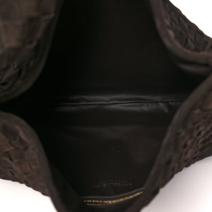 Bottega Veneta Suede Intrecciato Medium Hop Fondant 5 of 9