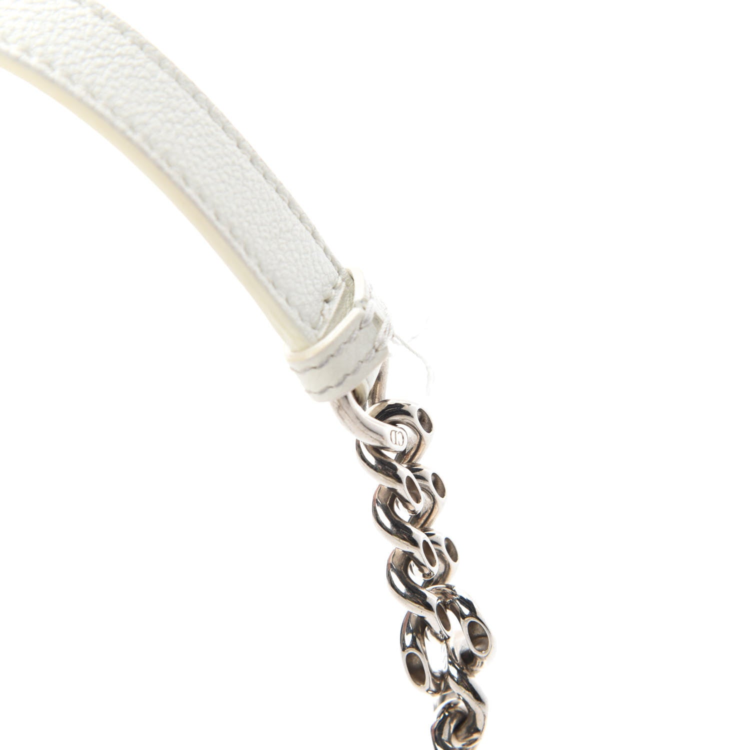 Christian Dior Grained Calfskin Small Diorama Flap Bag White 17 of 20