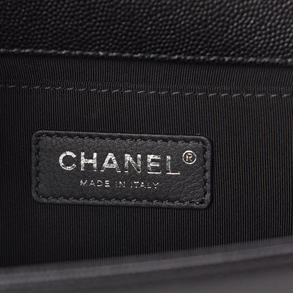 Chanel Caviar Quilted Medium Boy Flap Black 6 of 10