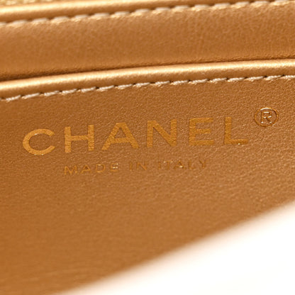 Chanel Lambskin Quilted Mini Rectangular Pearl Crush Flap White 6 of 9