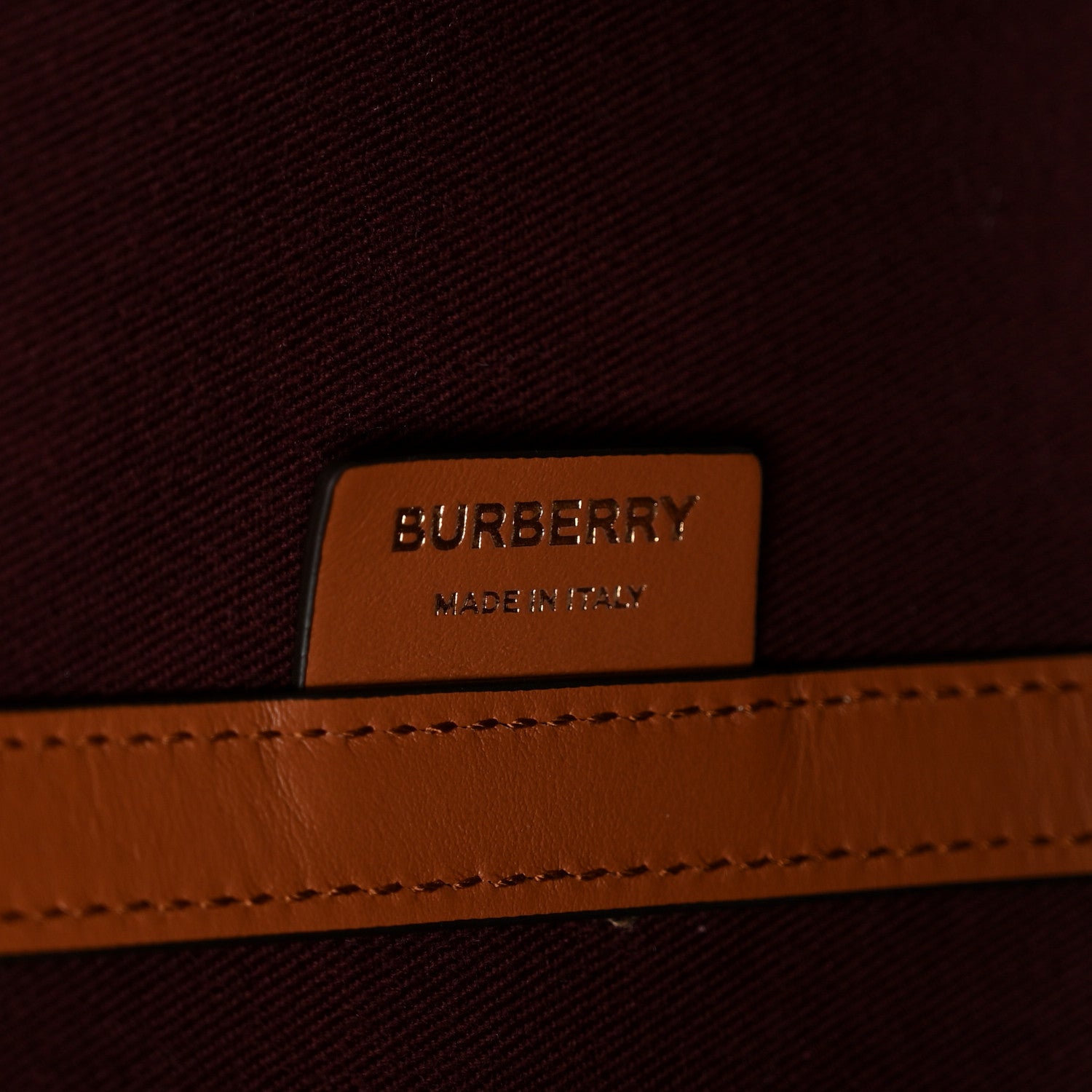 Burberry Cotton Vintage Check Medium London Tote Bag Briar Brown Black 7 of 10