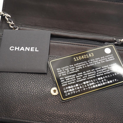 Chanel Caviar Wallet on Chain WOC Black 9 of 10