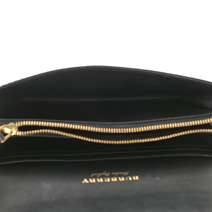 Burberry House Check Bridle Calfskin Small Madison Buckle Bag Black 6 of 11