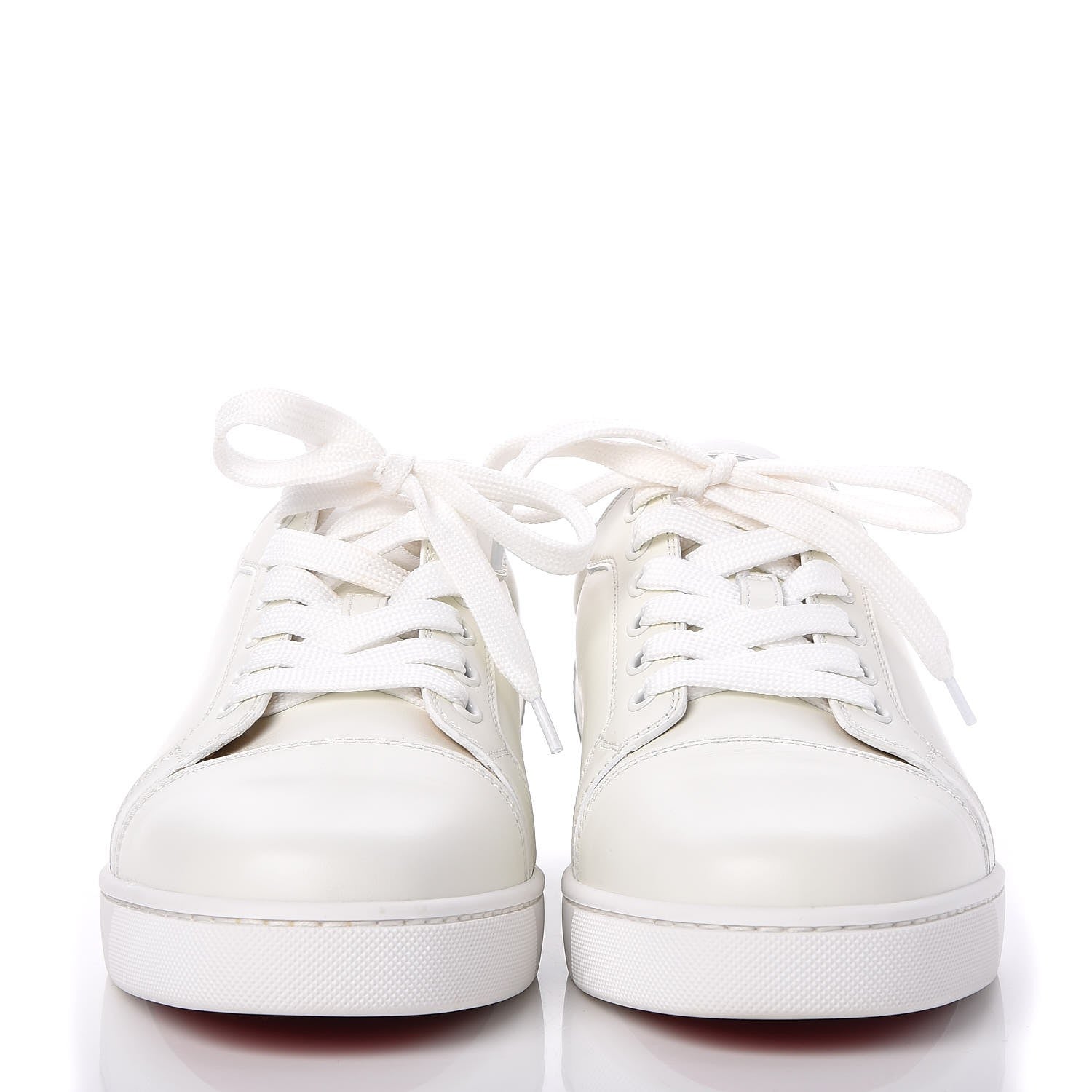 Christian Louboutin Calfskin Vieira Flat Sneakers 40 White 2 of 9