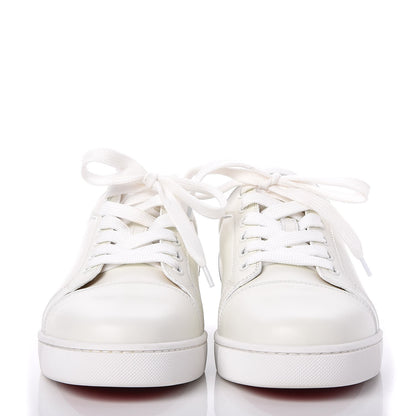 Christian Louboutin Calfskin Vieira Flat Sneakers 40 White 2 of 9