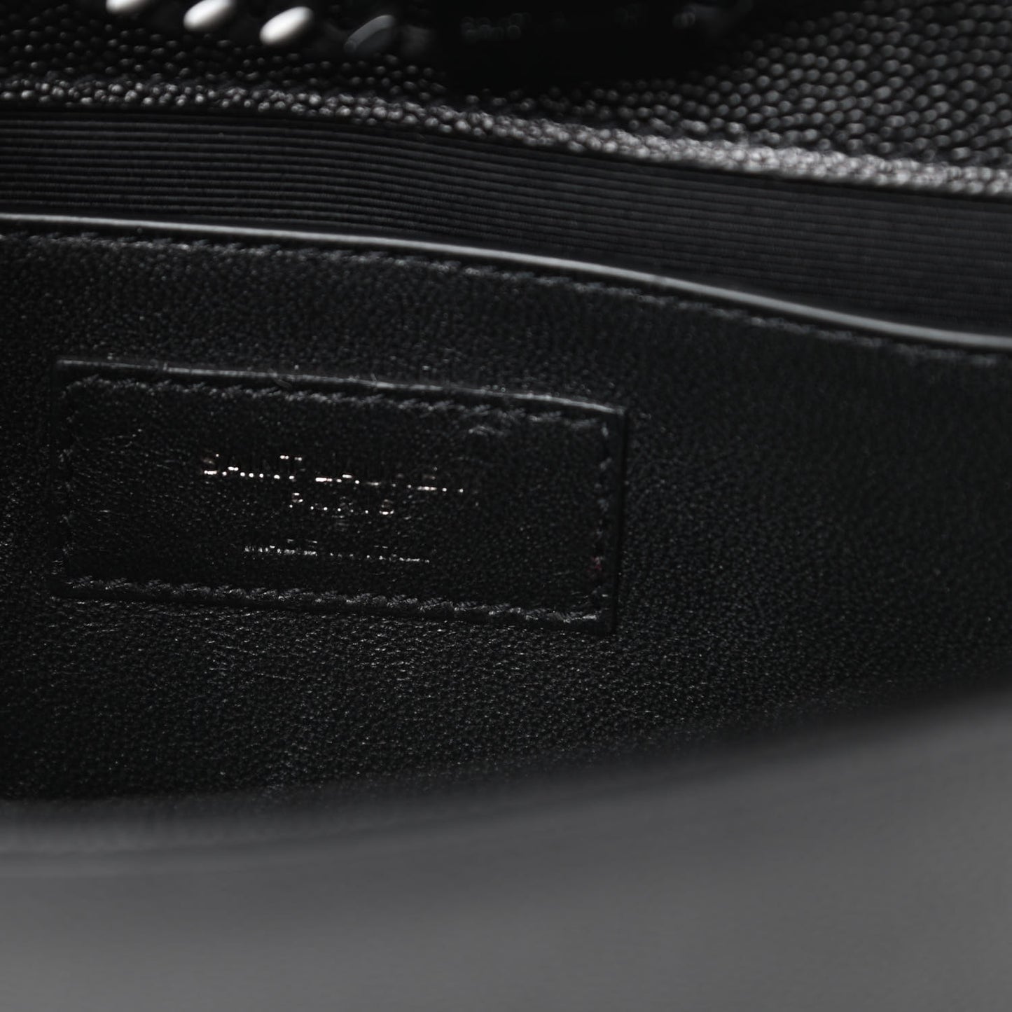 Grain De Poudre Small Monogram Kate Satchel Black