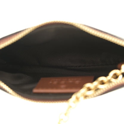 Gucci GG Supreme Monogram Key Case Beige Ebony Cuir 4 of 11