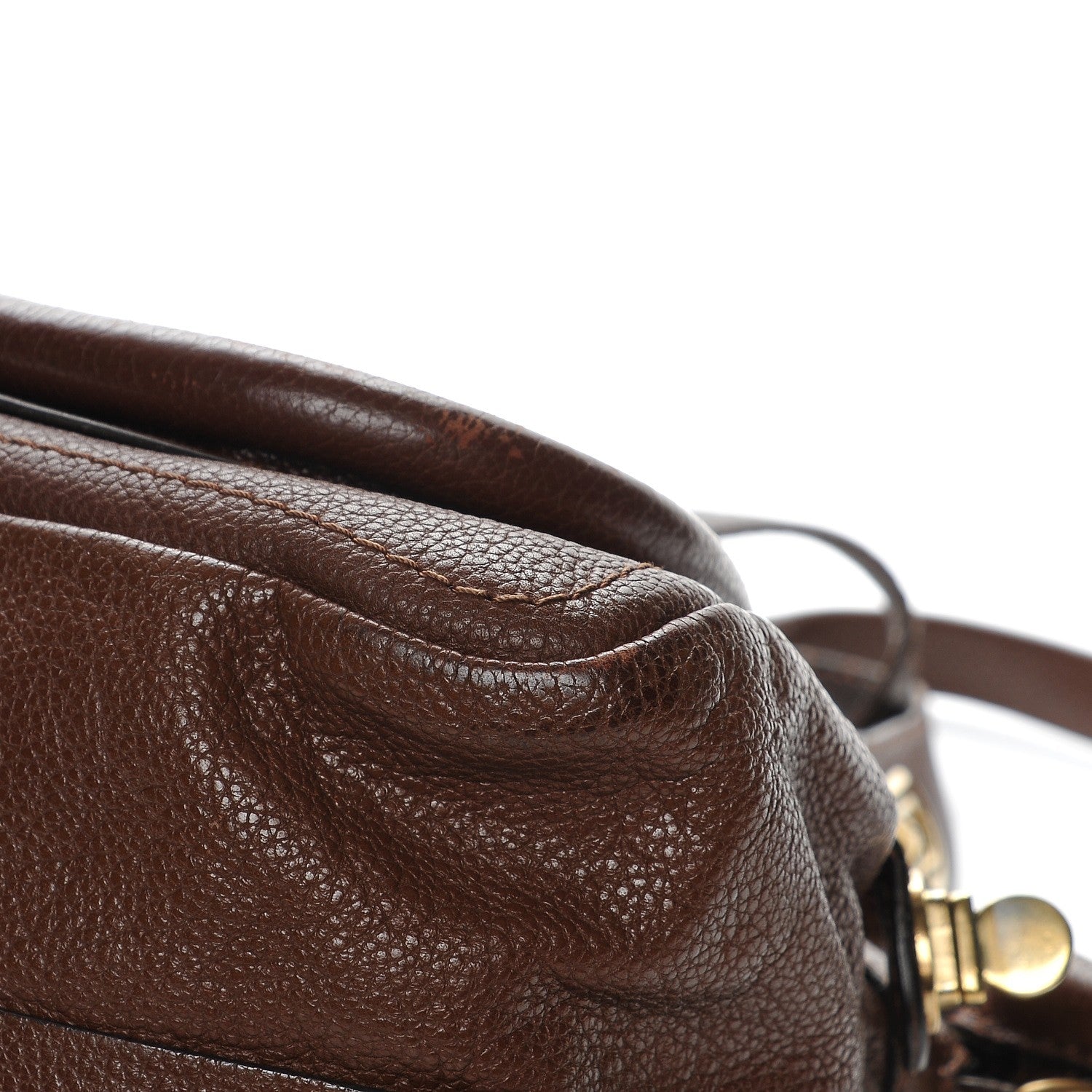 Chloe Calfskin Medium Paraty Chocolate 8 of 10