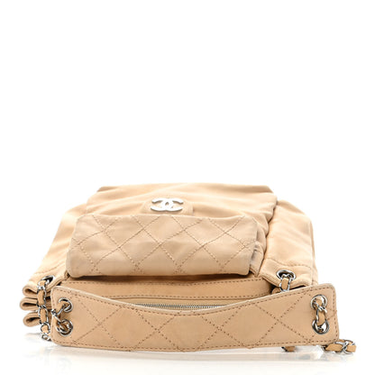Chanel Lambskin Quilted Shoulder Flap Bag Beige 14 of 14