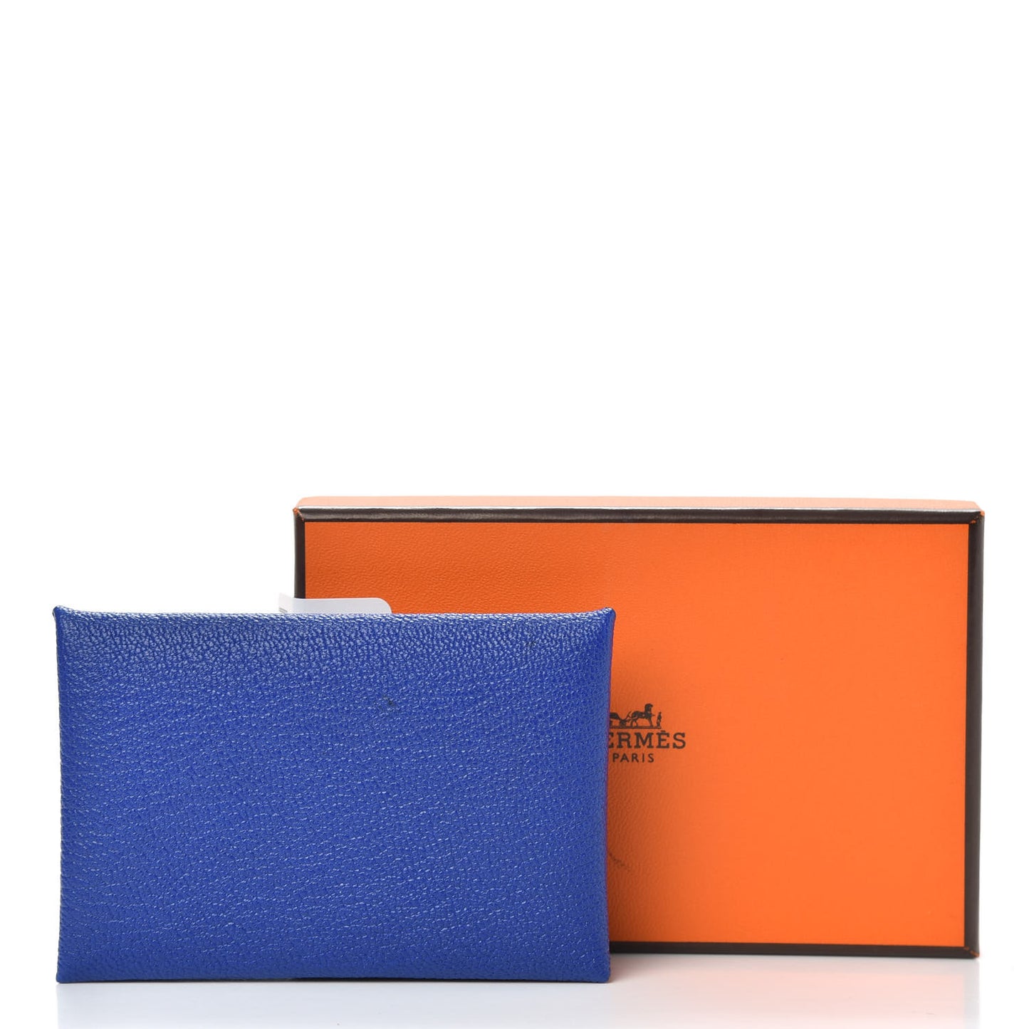 Chevre Mysore Calvi Card Case Bleu Electrique