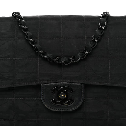 Chanel Nylon Medium Travel Flap Black 8 of 12