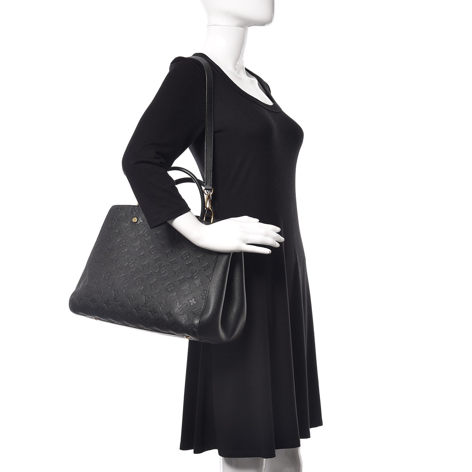 Louis Vuitton Empreinte Montaigne GM Black 2 of 10