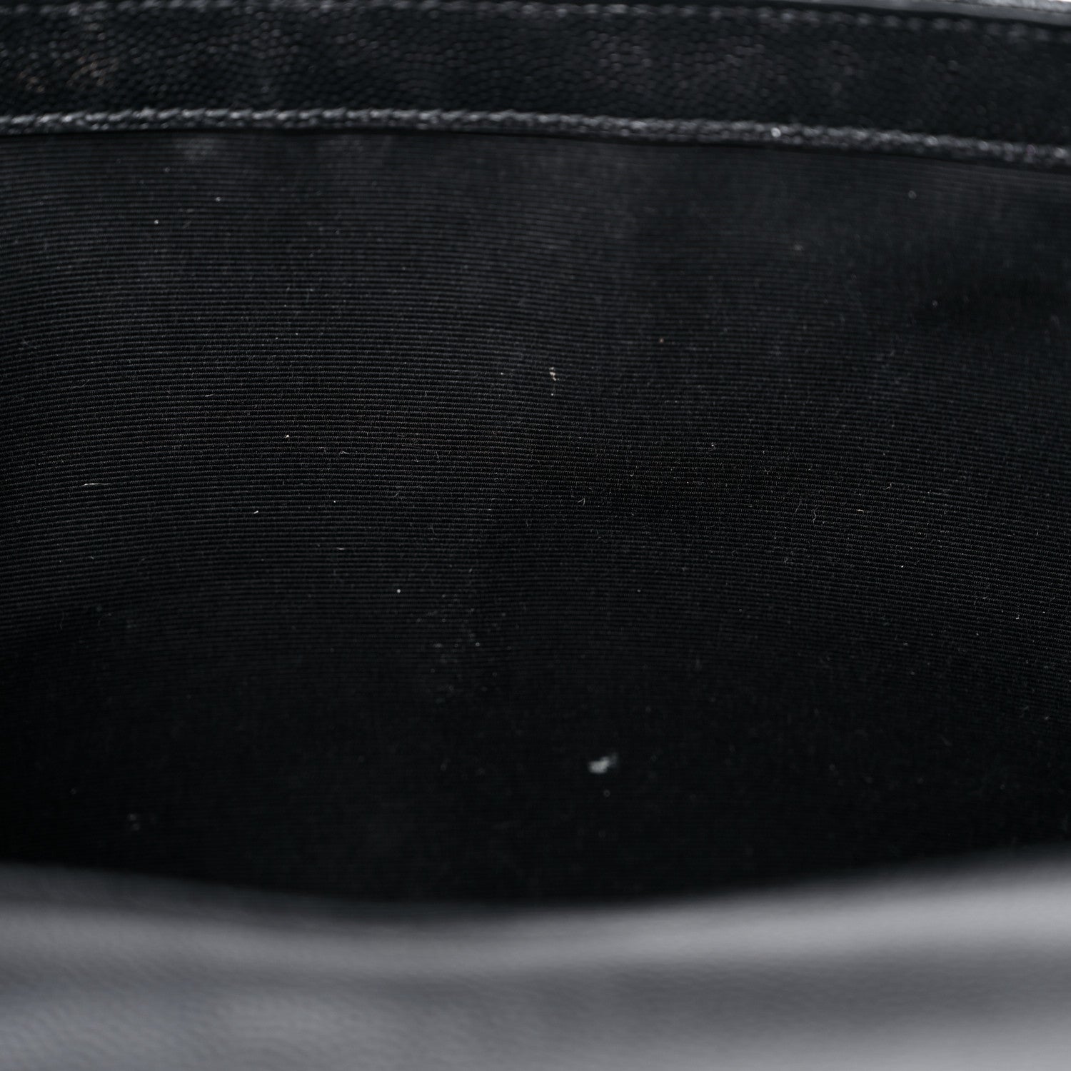 Saint Laurent Grain De Poudre Textured Mixed Matelasse Large Triquilt Monogram Satchel Black 14 of 19