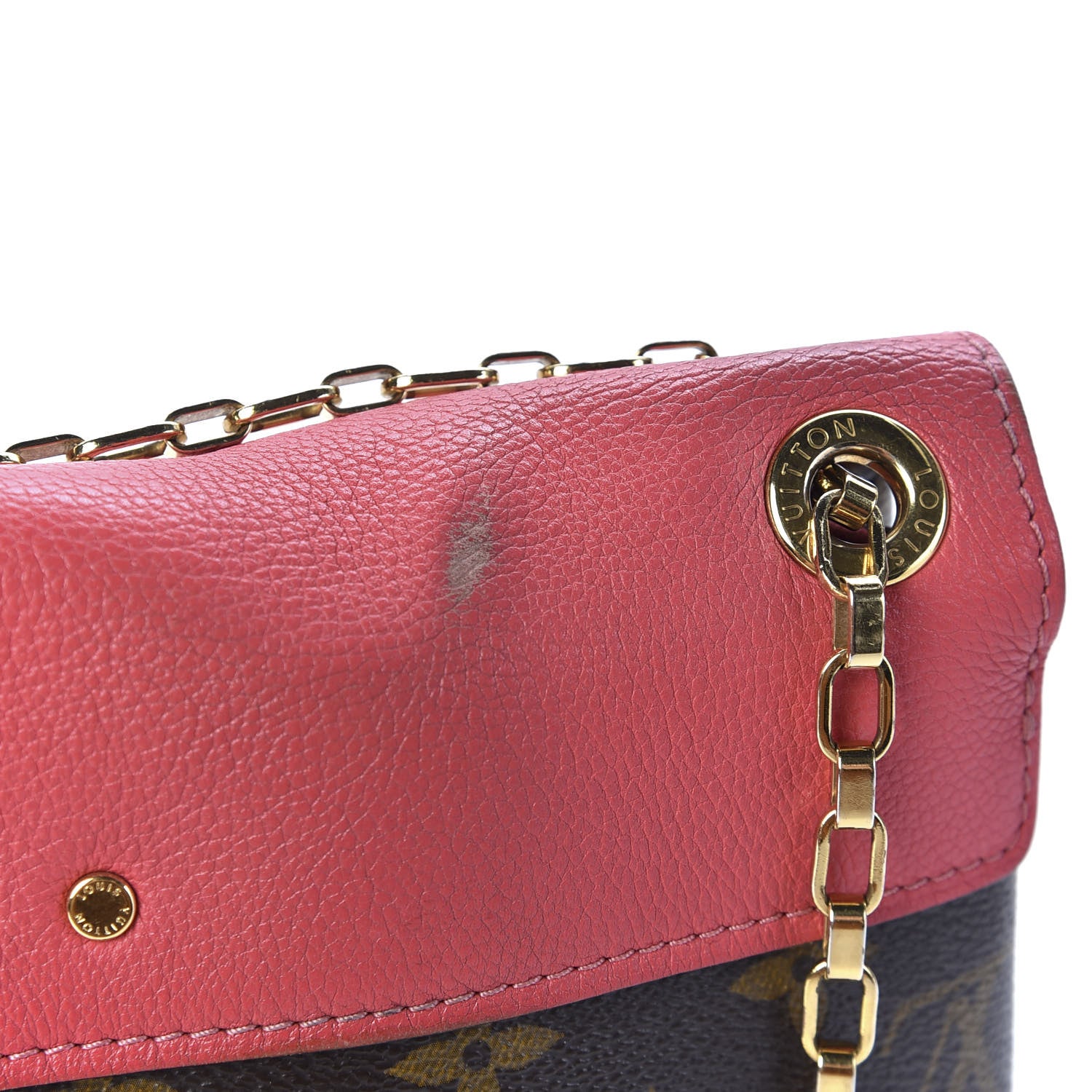 Louis Vuitton Monogram Pallas Chain Rose Litchi 10 of 12