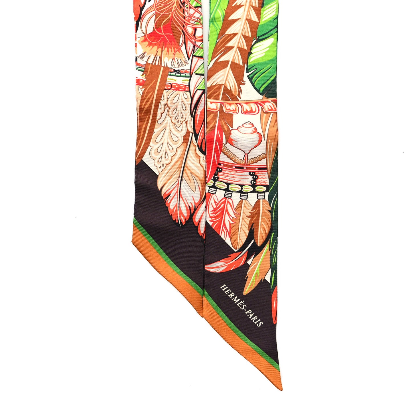 Silk La Danse Pacifique Twilly Vert Vif Corail
