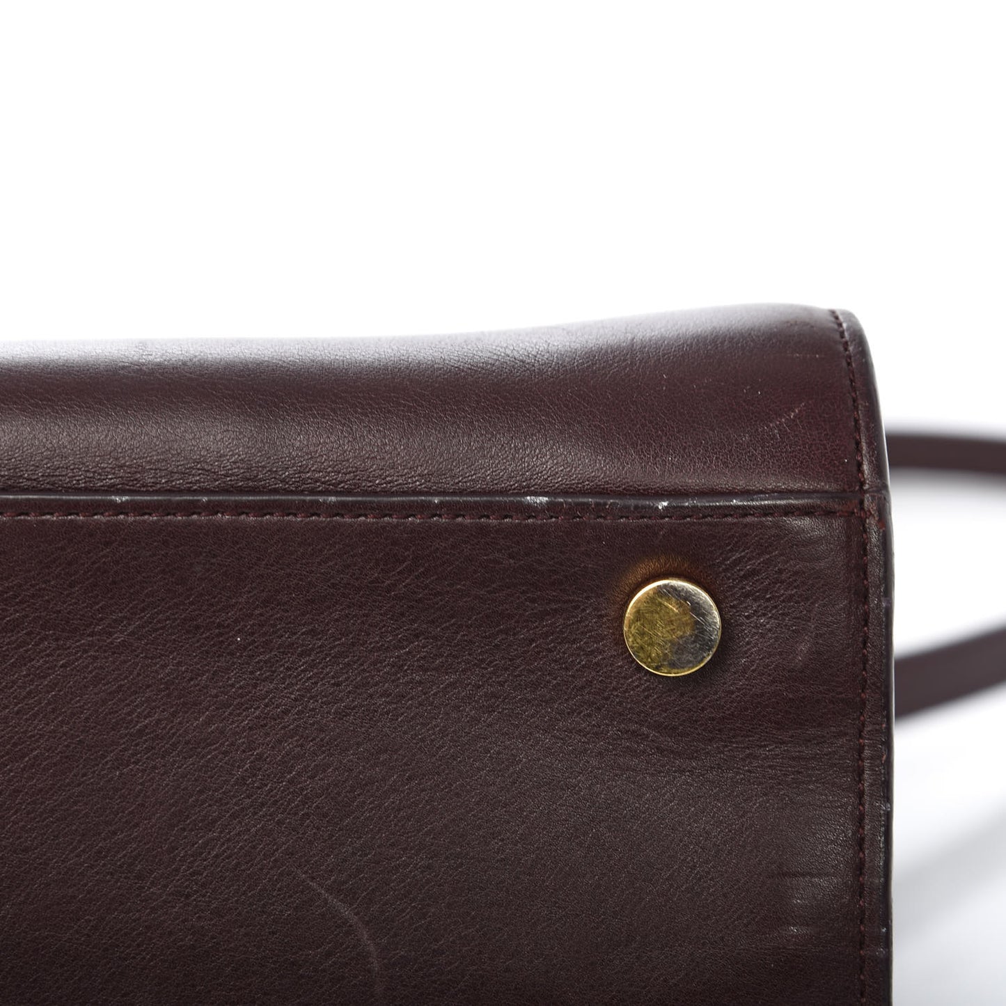 Calfskin Small Sac De Jour Bordeaux